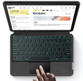 Etui Slim Bezprzewodowa Podświetlana Klawiatura TouchPad Samsung Galaxy Tab S6 Lite