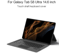 Etui Obudowa Klawiatura TouchPad do Samsung Galaxy Tab S7 FE / Galaxy Tab S7/S8 Plus