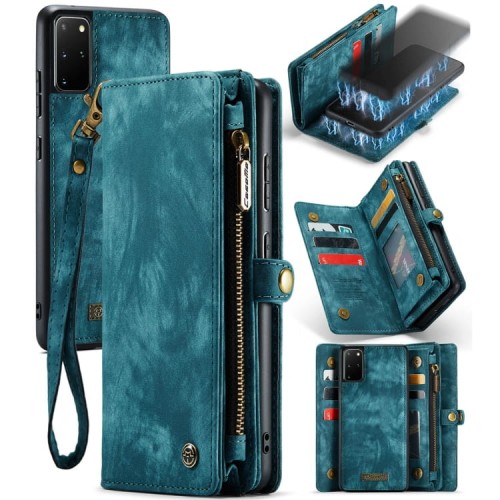 Pokrowiec Portfel Etui CASEME do Samsung Galaxy S20 Ultra niebieski