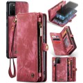 Pokrowiec Portfel Etui CASEME do Samsung Galaxy S20 Ultra czerwony