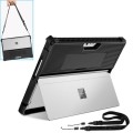 Solidne Pancerne Etui z uchwytem i Paskiem do Microsoft Surface Pro 8