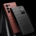 QIALINO Eleganckie Skórzane Etui do Samsung Galaxy S22 Ultra 5G czarne