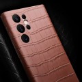 QIALINO Eleganckie Skórzane Etui do Samsung Galaxy S22 Ultra 5G czarne