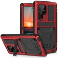 R-JUST Pancerne Etui Antywstrząsowe do Samsung Galaxy S22 Ultra 5G czerwone