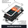 R-JUST Pancerne Etui Antywstrząsowe do Samsung Galaxy S22 Ultra 5G srebrne