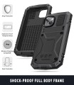 R-JUST Pancerne Etui Antywstrząsowe do iPhone 14 czarne