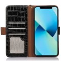 Skórzane Etui Pokrowiec FRID do iPhone 14 czarny