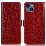 Skórzane Etui Pokrowiec FRID do iPhone 14 czerwony