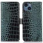Skórzane Etui Pokrowiec FRID do iPhone 14 zielony