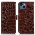 Skórzane Etui Pokrowiec FRID do iPhone 14 brązowy