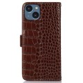 Skórzane Etui Pokrowiec FRID do iPhone 14 brązowy