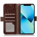 Skórzane Etui Pokrowiec FRID do iPhone 14 brązowy