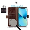 Skórzane Etui Pokrowiec FRID do iPhone 14 brązowy