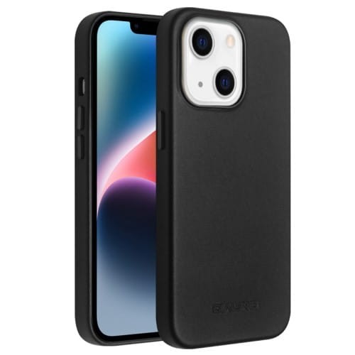 QIALINO MagSafe Skórzane Etui Obudowa Plecki do iPhone 14 Plus czarne