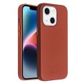 QIALINO MagSafe Skórzane Etui Obudowa Plecki do iPhone 14 Plus brązowe