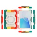 Shockproof Pancerne Etui Obudowa do Huawei MatePad T 10S czerwono-zielone
