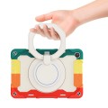 Shockproof Pancerne Etui Obudowa do Huawei MatePad T 10S czerwono-zielone