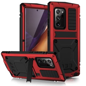 R-JUST Pancerne Etui Antywstrząsowe do Samsung Galaxy Note 20 Ultra czerwone