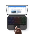 Czarne Etui podświetlana Klawiatura z Gładzikiem do Apple iPad Mini 5/4