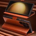 QIALINO Eleganckie Skórzane Etui do Samsung Galaxy S23 Ultra 5G czarne