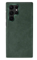 Eleganckie Skórzane Etui Plecki do Samsung Galaxy S23 Ultra 5G zielone