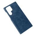Eleganckie Skórzane Etui Plecki do Samsung Galaxy S23 Ultra 5G niebieskie