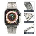 LULULOOK Lekka Bransoleta Tytanowa do Apple Watch Ultra 49mm