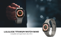LULULOOK Lekka Bransoleta Tytanowa do Apple Watch Ultra 49mm