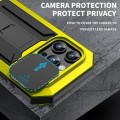 R-JUST Pancerne Etui Antywstrząsowe do iPhone 15 Pro Max żółte