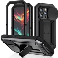 R-JUST Pancerne Etui Antywstrząsowe do iPhone 15 Pro czarne