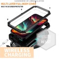 R-JUST Pancerne Etui Antywstrząsowe do iPhone 15 Pro czarne