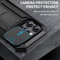 R-JUST Pancerne Etui Antywstrząsowe do iPhone 15 Pro czarne