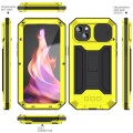 R-JUST Pancerne Etui Antywstrząsowe do iPhone 15 Plus żółte