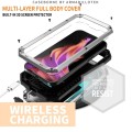 R-JUST Pancerne Etui Antywstrząsowe do iPhone 15 Plus srebrne