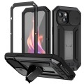 R-JUST Pancerne Etui Antywstrząsowe do iPhone 15 Plus czarne