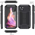 R-JUST Pancerne Etui Antywstrząsowe do iPhone 15 Plus czarne