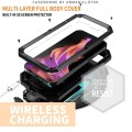 R-JUST Pancerne Etui Antywstrząsowe do iPhone 15 Plus czarne