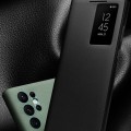 QIALINO Eleganckie Skórzane Etui do Samsung Galaxy S22+ 5G czarne