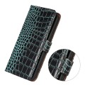 Skórzane Etui Pokrowiec do iPhone 14 Pro Max zielone