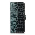 Skórzane Etui Pokrowiec RFiD do iPhone 15 Plus zielone
