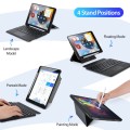 Dux Ducis Slim Klawiatura Bezprzewodowa Gładzik do iPad 9/8/7 10.2 czarna (id: 2683)