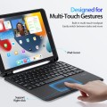 Dux Ducis Slim Klawiatura Bezprzewodowa Gładzik do iPad 9/8/7 10.2 czarna (id: 2683)