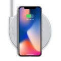 JOWAY elegancka ładowarka bezprzewodowa WXC02 do iPhone X, Samsung - biała