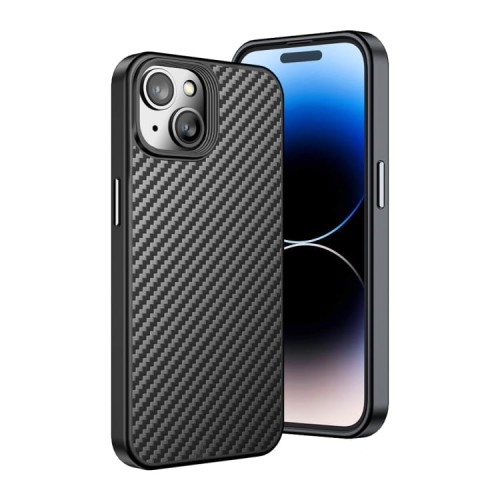 wlons MagSafe Obudowa Etui Carbon Kevlar Plecki do iPhone 15 Plus