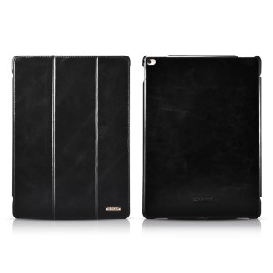 Skórzane Etui Pokrowiec ICARER iPad Pro 12.9 czarny