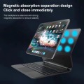 Magnetyczne Etui Bezprzewodowa Klawiatura TouchPad do iPad Air 5 10.9 2022 / iPad Air 5 2022
