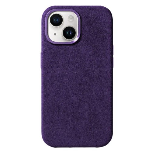 Eleganckie Etui Obudowa MagSafe do iPhone 15 fioletowe