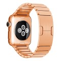 Regulowana Stalowa Bransoleta Panelowa do Apple Watch 38mm/40mm/41mm - złoty róż