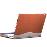 Eleganckie Etui Pokrowiec do Microsoft Surface Book 3 13.5 brązowe  jasne