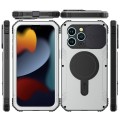 Pancerne Etui Antywstrząsowe z MagSafe do iPhone 15 srebrne